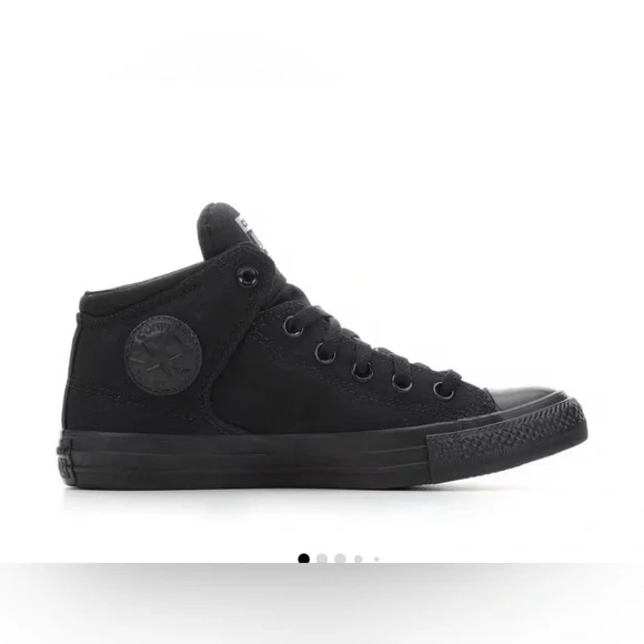 Black High-Top Street Sneaker - Mens 10 - Picture 2 of 11